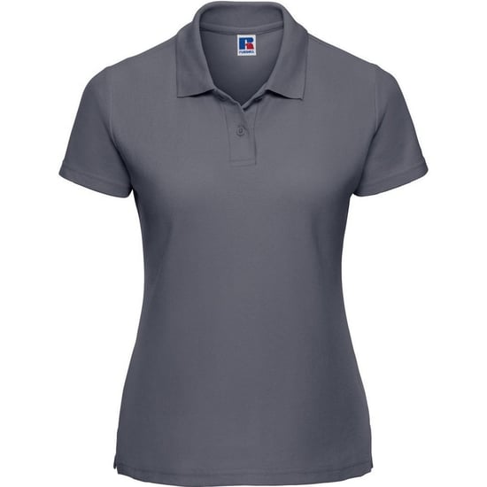 Russell Womens/Ladies Classic Plain Polycotton Polo Shirt (Convoy Grey) - Image 1