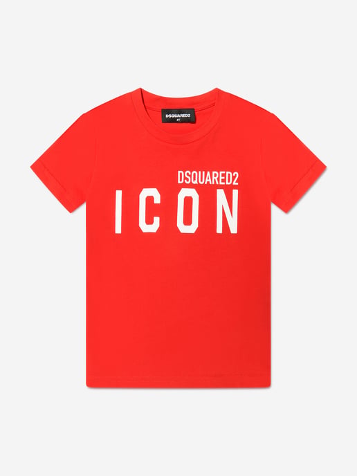 Camiseta Icon de Dsquared2 Kids en Naranja - Image 1