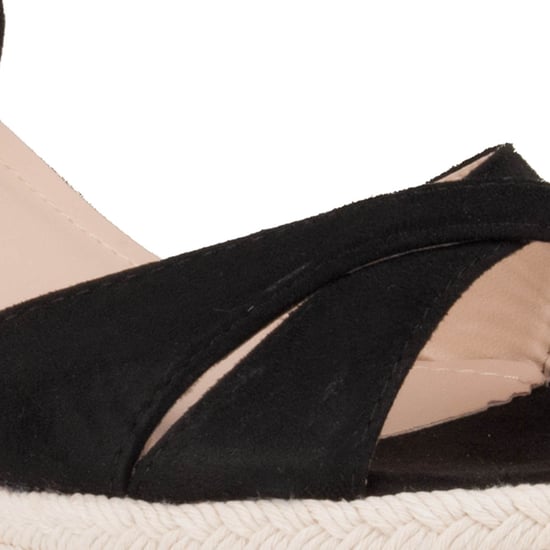 Confortable wedge sandal Montevita in Black