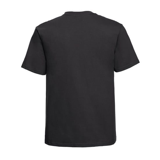 Russell Mens Classic Combed Cotton Heavyweight T-Shirt (Black) - Image 2
