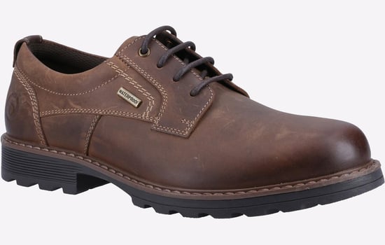Cotswold Tadwick WATTERPROOF Leather Shoes Mens - Image 2