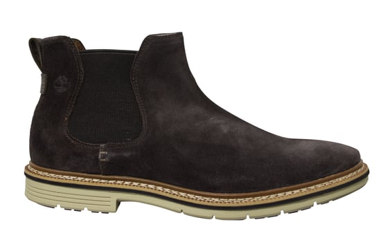 Timberland Naples Trail Chelsea Brown Nubuck Leather Slip on Mens Boots A1rnf - Image 1