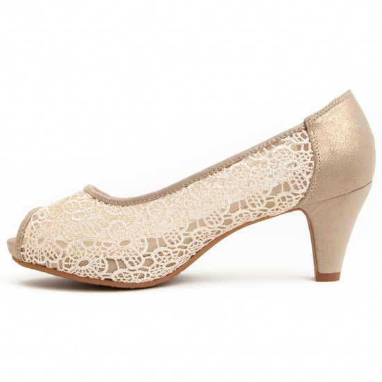 Zapato de tacón Montevita Unne70 en dorado - Image 5