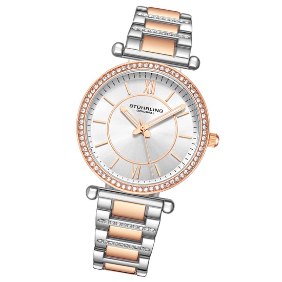 Rose Gold and Silver Aria Quartz 36mm - Image 2