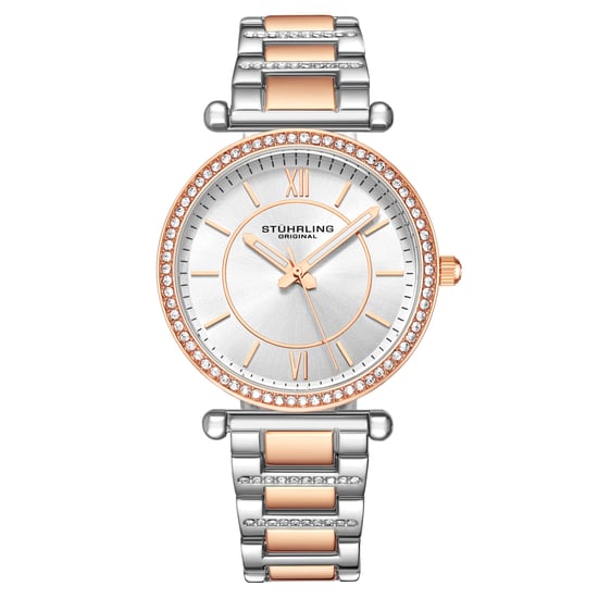 Rose Gold and Silver Aria Quartz 36mm - Image 1