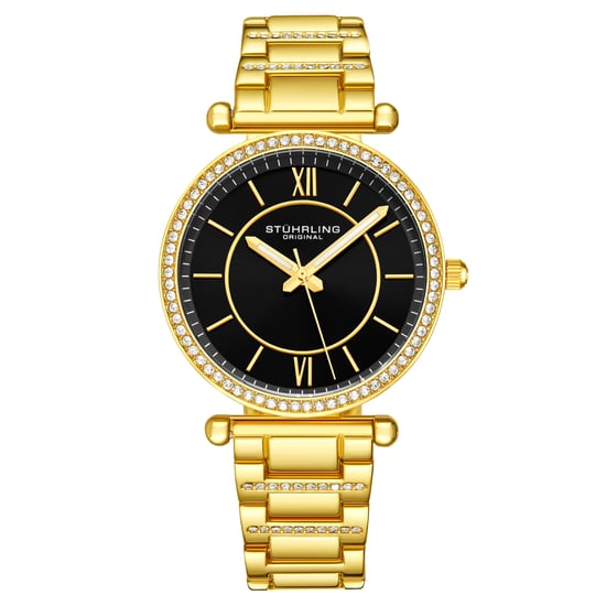 Black and Gold Aria Quartz 36mm - Image 1