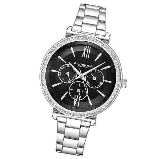 Silver and Black Aria Quartz 40mm - Image 2