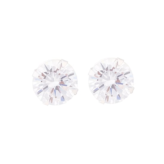 Pendientes Luxenter, essential de plata de ley 925 y circonita brillante acabado baño rodio - Image 1