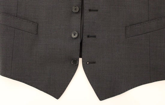 Chaleco Formal Ajustado Gray de Dolce & Gabbana - Image 5