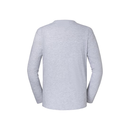 Fruit of the Loom Mens Iconic 195 Premium Long-Sleeved T-Shirt (Heather Grey) - Image 2