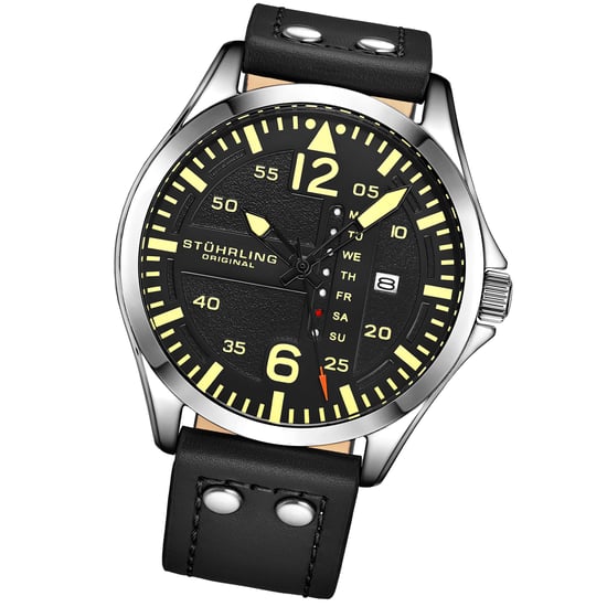 Black Aviator Quartz 44mm - Image 2
