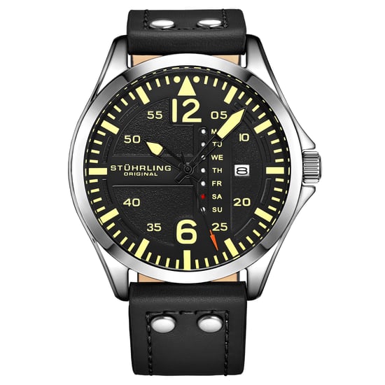 Black Aviator Quartz 44mm - Image 1