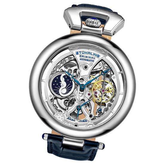 Silver Emperor’s Grandeur Automatic 49mm Skeleton - Image 2