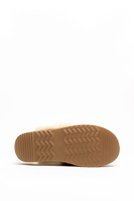 Osprey London Women's 'The Celeste' Chestnut Suede Slipper - Image 2