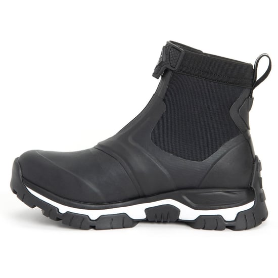 Muck Boots Womens Apex Wellington Boots in Black/White - Image 3