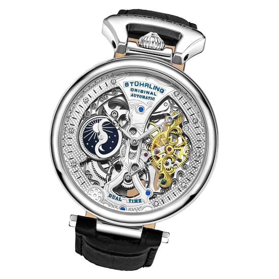 Silver Emperor’s Grand DT  Automatic 46mm Skeleton - Image 2