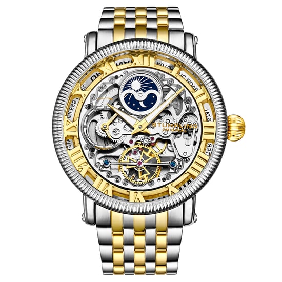 Silver and Gold Special Reserve  Automatic 48mm Skeleton - Image 1