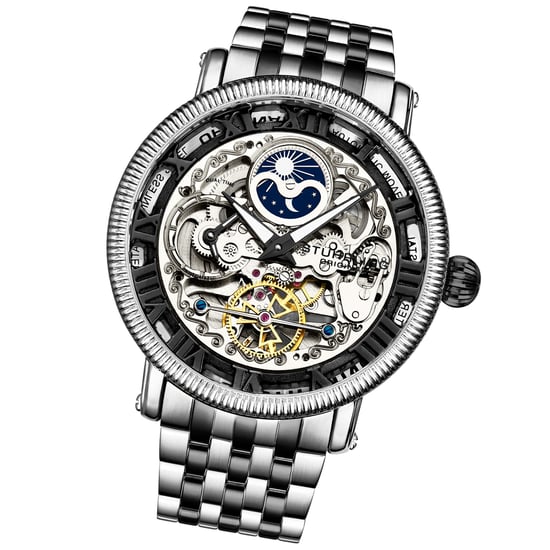 Black and Silver Special Reserve  Automatic 48mm Skeleton - Image 2