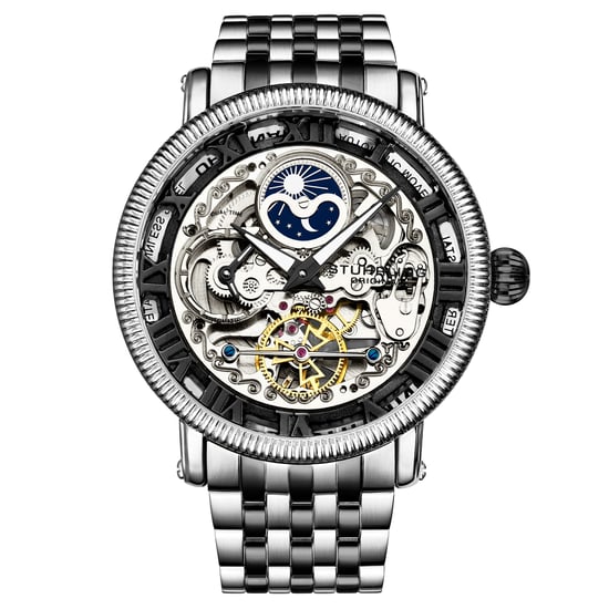 Black and Silver Special Reserve  Automatic 48mm Skeleton - Image 1