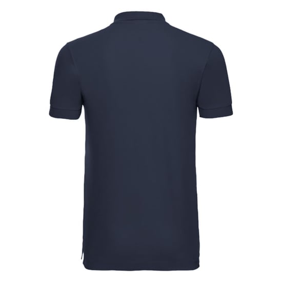 Russell Mens Stretch Short Sleeve Polo Shirt (French Navy) - Image 2