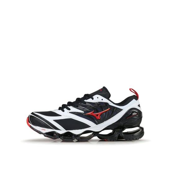 Mizuno Wave Prophecy "Icon" Lace-Up Black Synthetic Mens Trainers D1GA212209