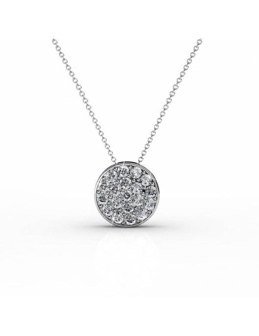 Colgantes Redondos - Plata y Cristal - Image 1