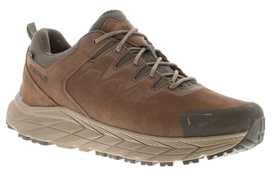 Karrimor Mens Walking Trainers Boots Goshawk Low WT Leather Lace Up gunsmoke - Image 1