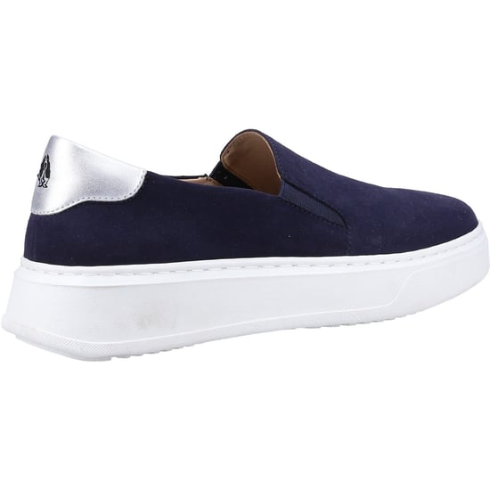 Hush Puppies Corinne Leather Women's Navy Trainers - Image 2