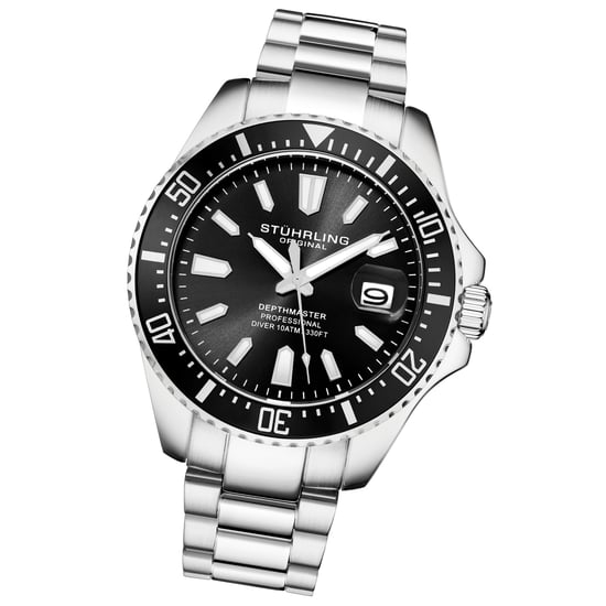 Silver and Black Depthmaster Quartz 42mm - Image 2