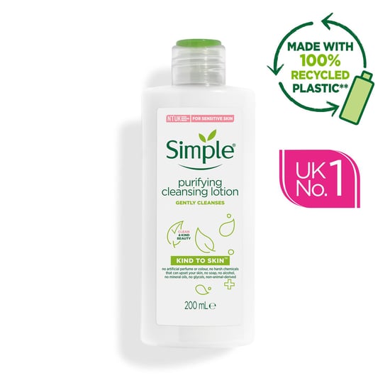 Simple Kind To Skin Purifying Cleansing Lotion, 6x200ml