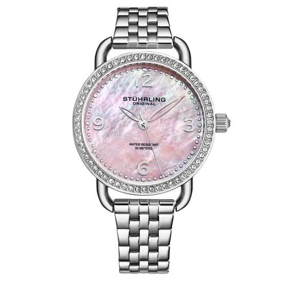 Silver and Pink Symphony Quartz 38mm - Image 1