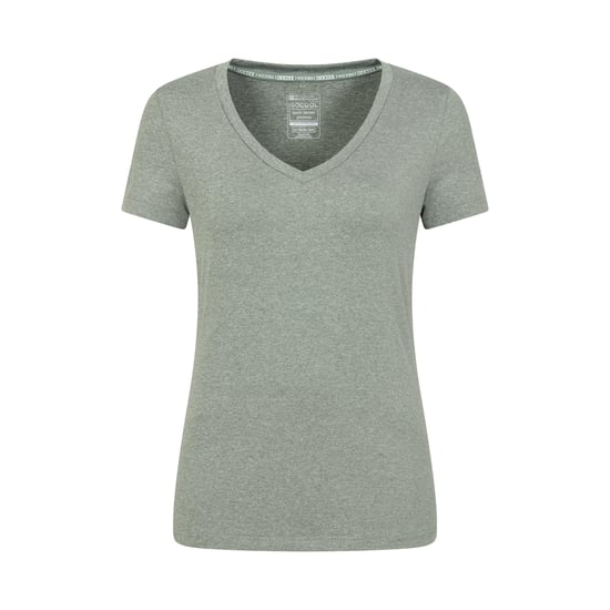 Mountain Warehouse Womens/Ladies Vitality V Neck T-Shirt (Khaki Green) - Image 1