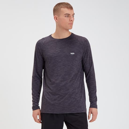 MP Performance Long-Sleeve Top - Black Marl
