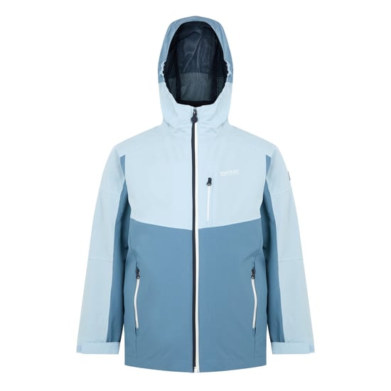 Regatta Girls Trekktain 3 in 1 Waterproof Jacket (Coronet Blue/Clear Sky)