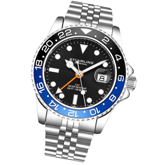 Black and Blue Meridian GMT Quartz 42mm - Image 2