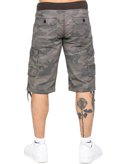 Enzo | Pantalones cortos Cargo Combat Camo para hombre - Image 3