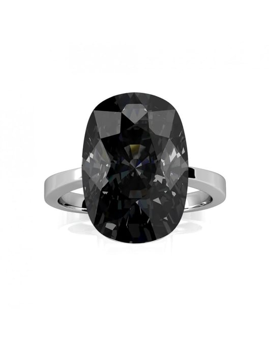 Anillo Clásico - Plata y Negro - Image 3