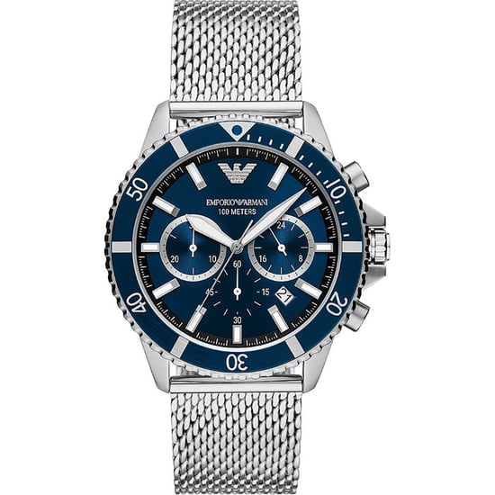 Emporio Armani Diver Men's Silver Watch AR11587 - Image 1