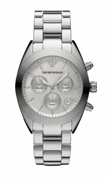 Emporio Armani Reloj de mujer Cuarzo plateado - Image 1