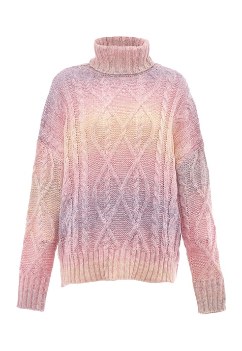 Mymo Turtleneck pullover women rainbow - Image 1