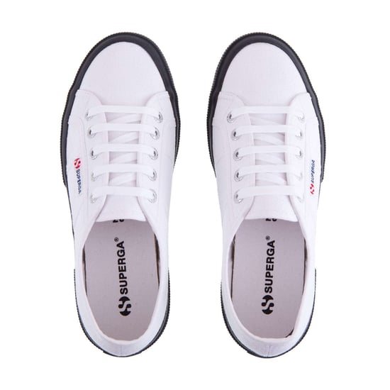 Superga Unisex Adult 2750 Cotu Classic Trainers (White/Black) - Image 4