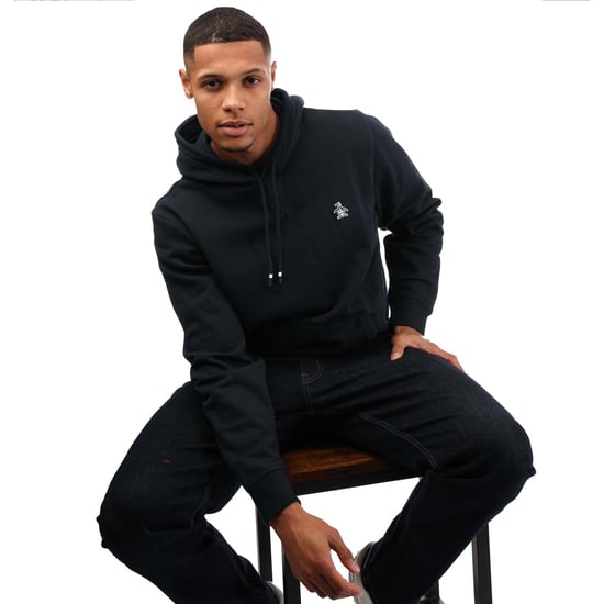 Men's Original Penguin Core Logo Hoody in Navy