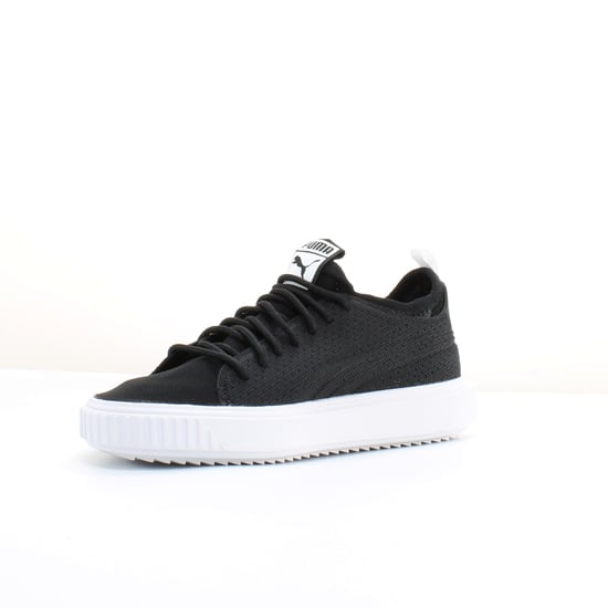 Puma Breaker Mesh Black Textile Mens Lace Up Trainers 369193 01