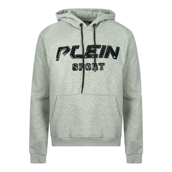 Sudadera Gris con Logo Negro Plein Sport - Image 1