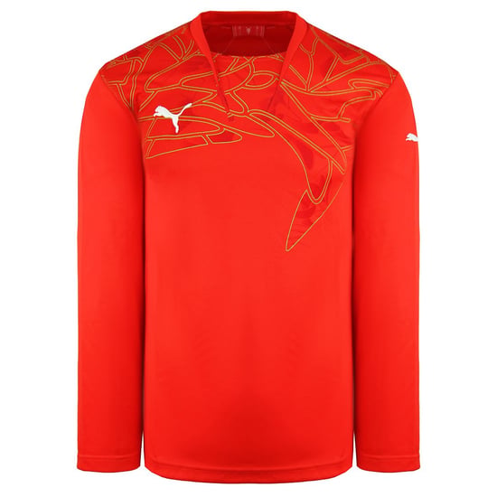 Puma Graphic Long Sleeve Red Mens Goalkeeper Shirt 700399 03