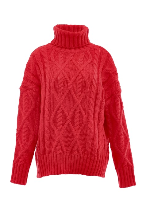 Mymo Turtleneck  pullover women coral - Image 1