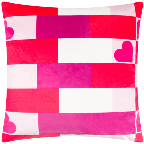 Heya Home Big Love Velvet Polyester Filled Cushion