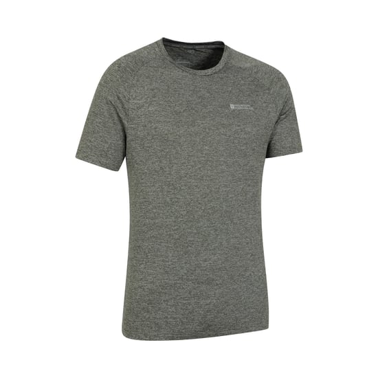 Mountain Warehouse Mens Agra Striped IsoCool T-Shirt (Dark Khaki) - Image 2
