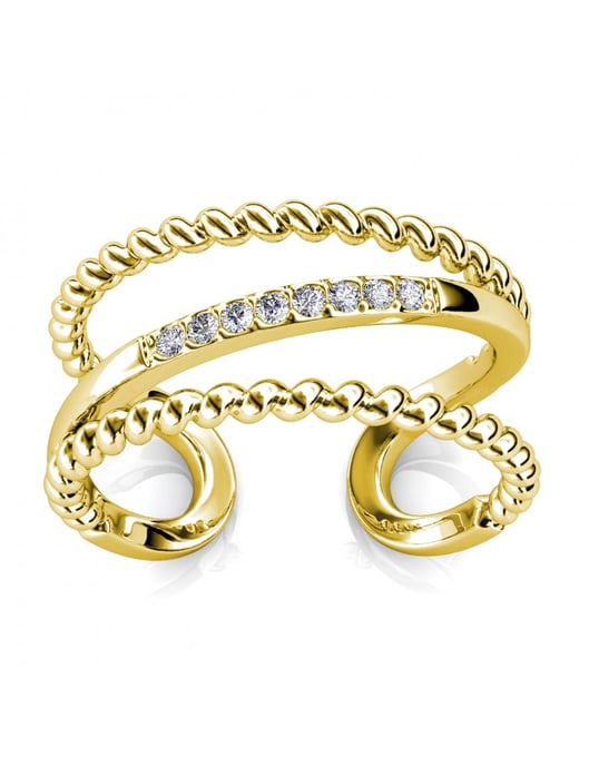 Anillo Irving - Oro y Cristal - Image 3