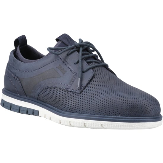 Pod Murphy Leather Men's Navy Lace-Up Shoes - Image 1